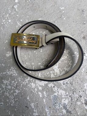 Emilio Pucci vintage 1970s white belt